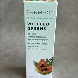 Farmacy Whipped Greens Cleanser in Green and White